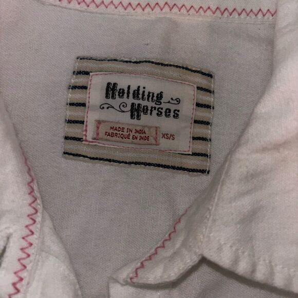 Oversized Anthropologie Holding Horses Top - Picture 2 of 4